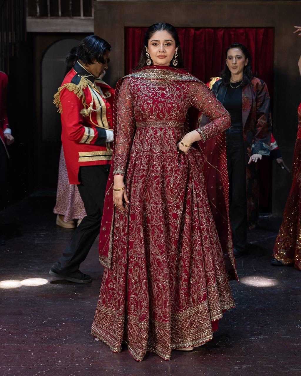YNF Wholesale Faux Georgette Embroidery Gowns  | Surat Manufacturer