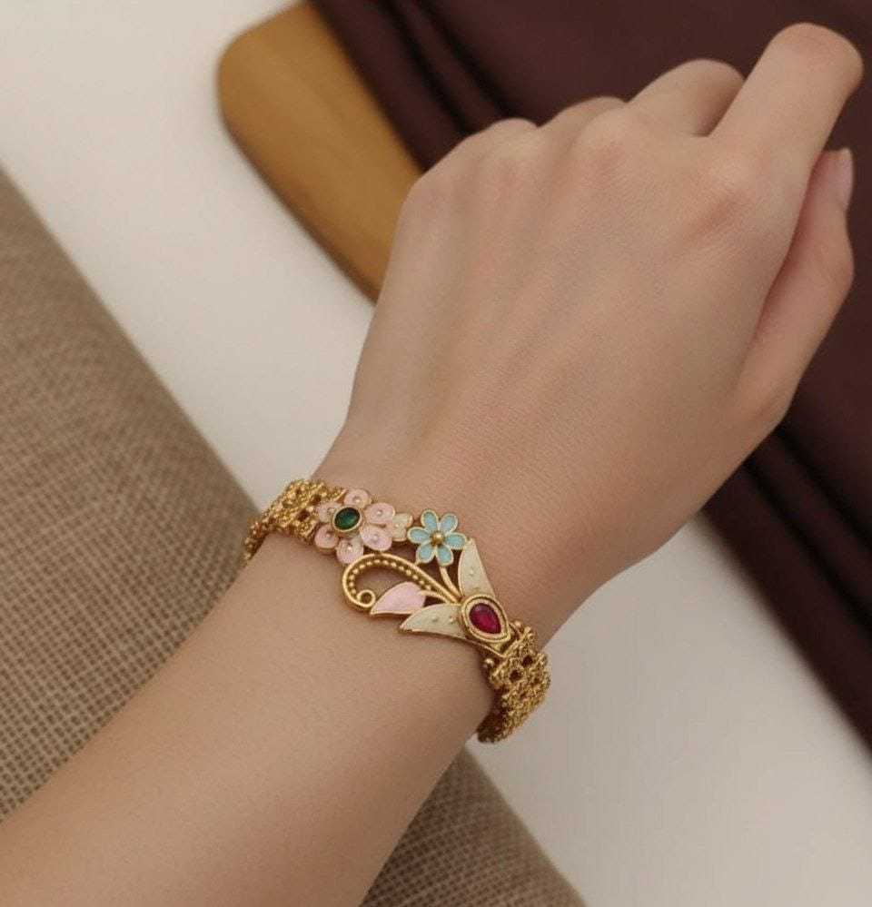 YNF Wholesale Brass Brass Gold Bracelets  | Surat Manufacturer