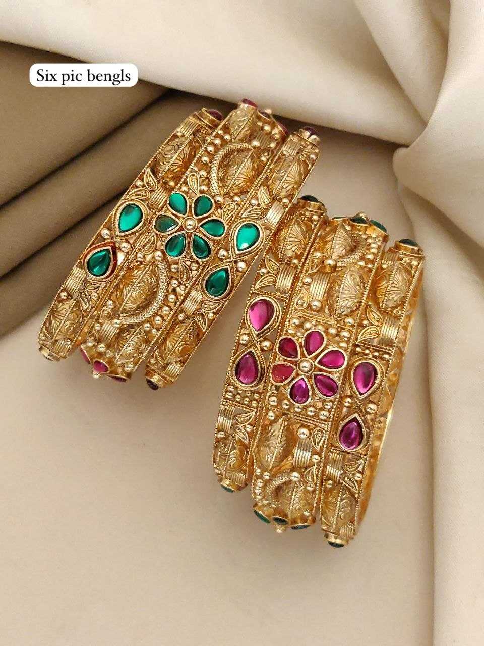 YNF Wholesale Brass Designer Bangles  | Surat Manufacturer