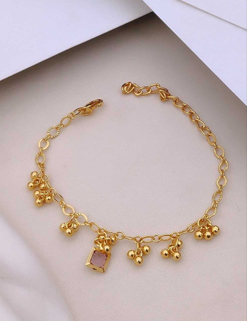 YNF Wholesale Brass Golden Bracelet  | Surat Manufacturer