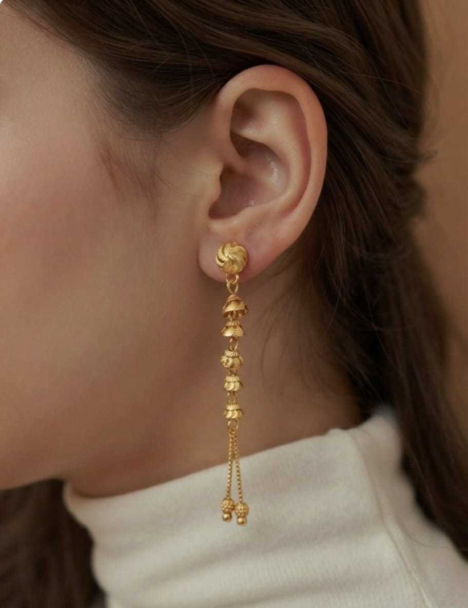 YNF Wholesale Brass Jhumka Earrings  | Surat Manufacturer