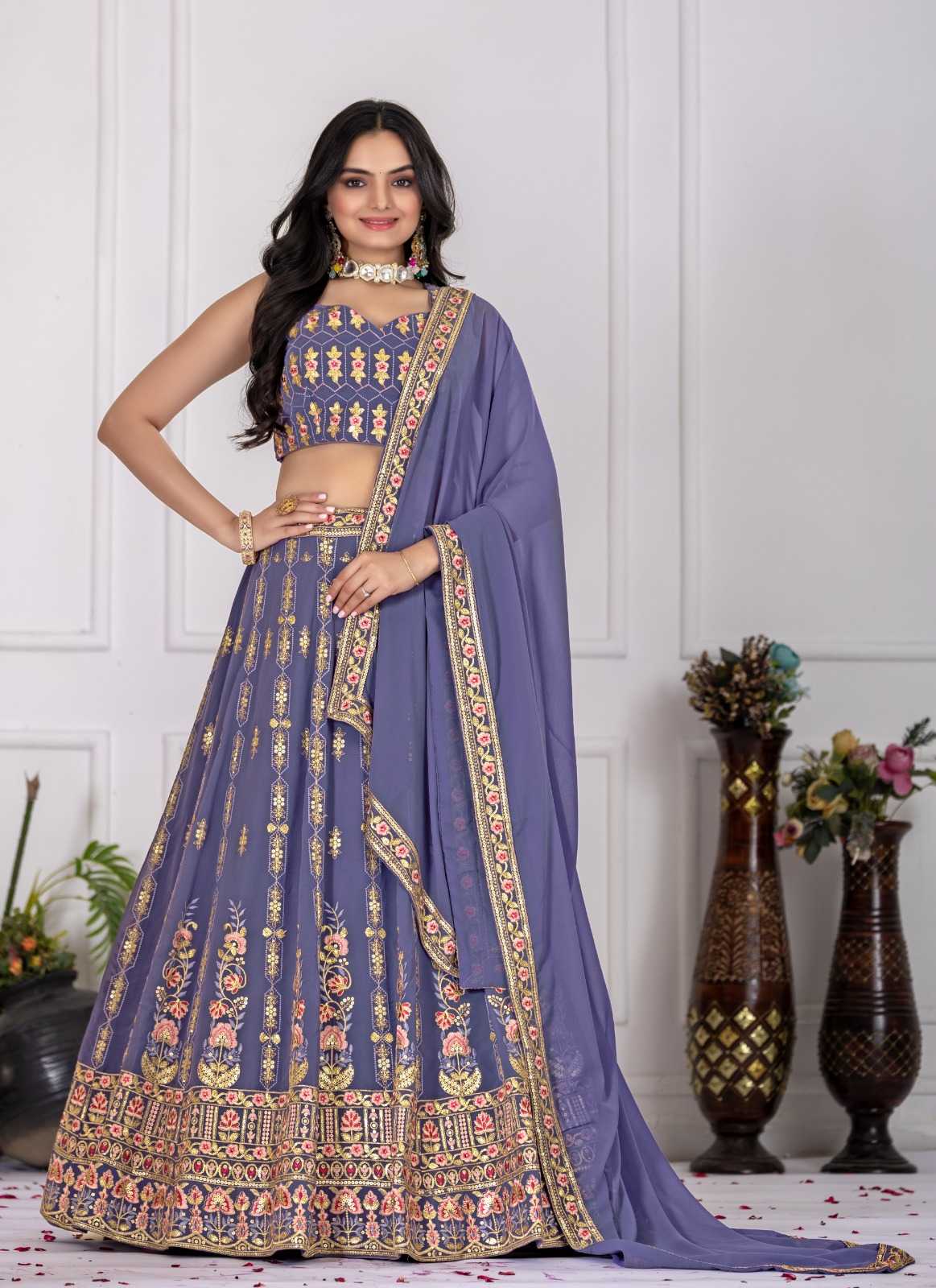 YNF Wholesale Georgette Designer Lehenga  | Surat Manufacturer