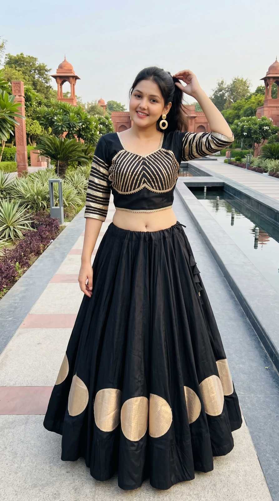 YNF Wholesale Heavy Roman Silk Designer Lehenga  | Surat Manufacturer