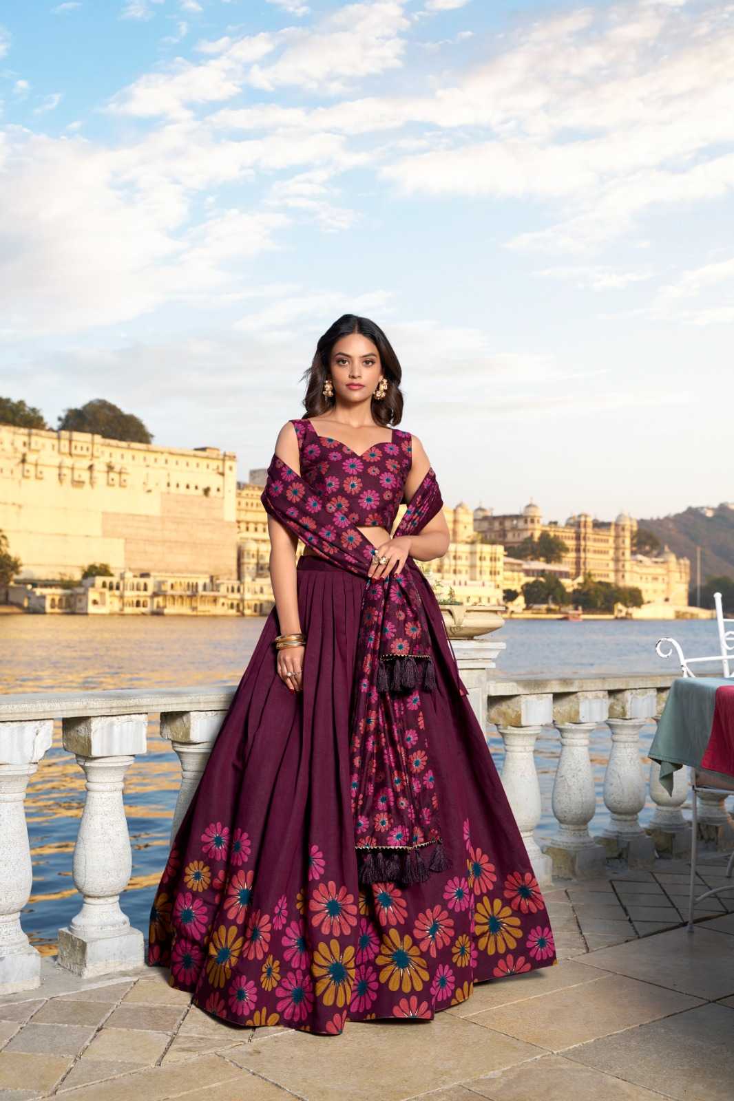 YNF Wholesale Tussar Silk Designer Lehenga  | Surat Manufacturer