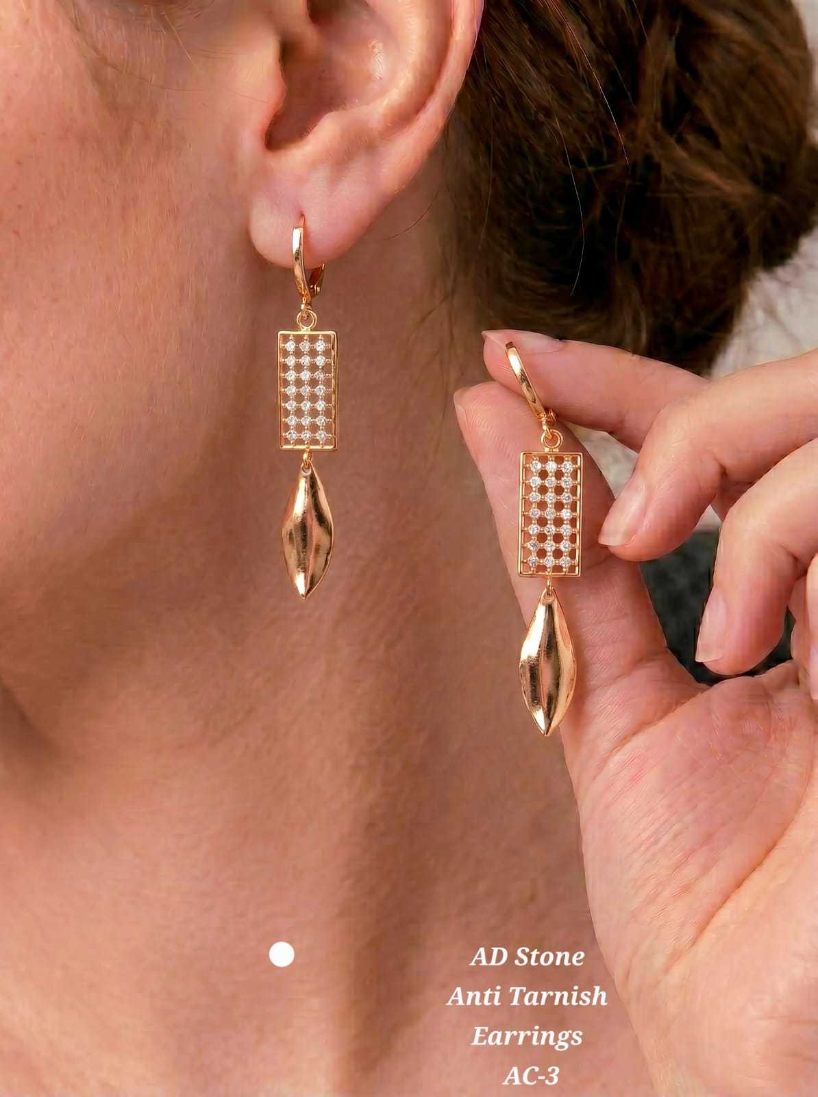 YNF Wholesale Brass Fancy Earrings  | Surat Manufacturer