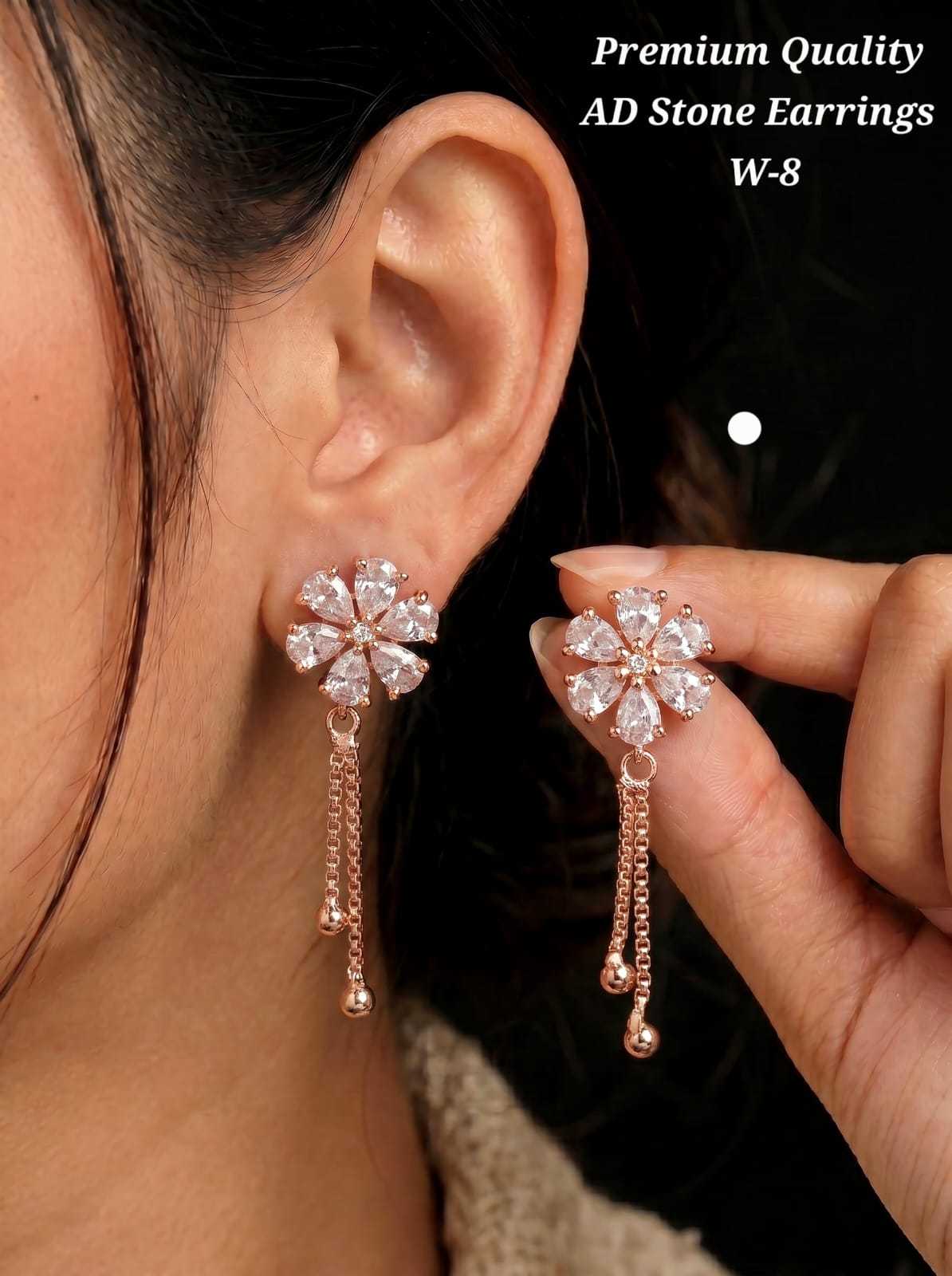 YNF Wholesale Brass Fancy Earrings  | Surat Manufacturer