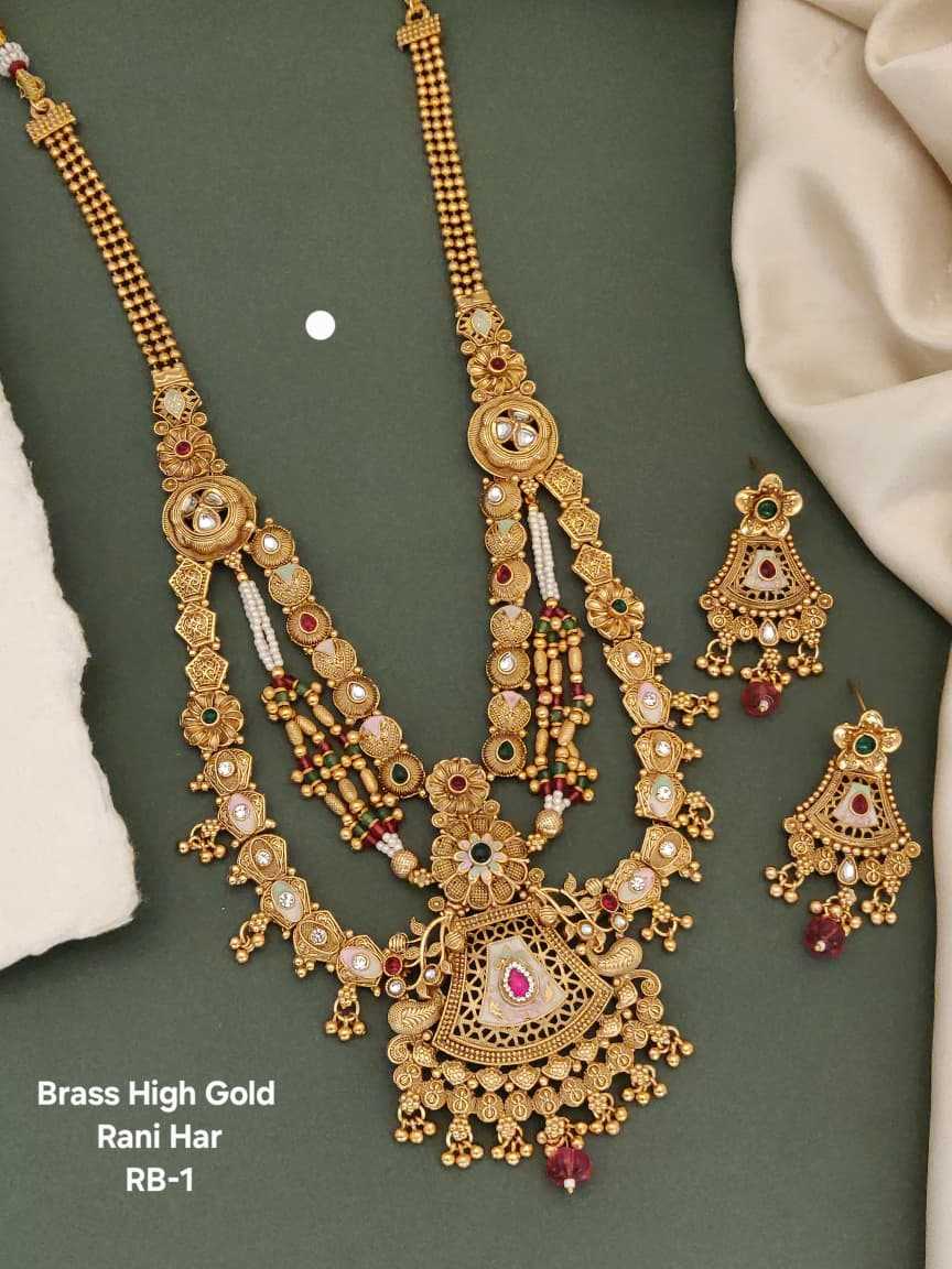 YNF Wholesale Brass Fancy Mala Necklaces  | Surat Manufacturer
