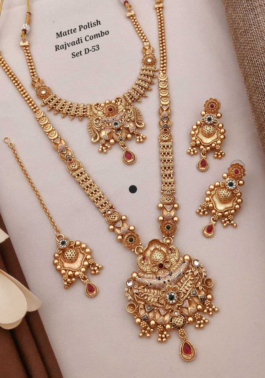 YNF Wholesale Brass Fancy Mala Necklaces  | Surat Manufacturer