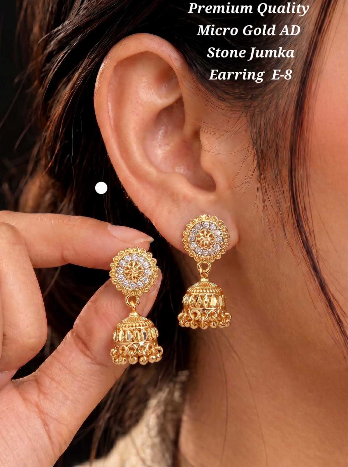 YNF Wholesale Brass Jhumka Earrings  | Surat Manufacturer
