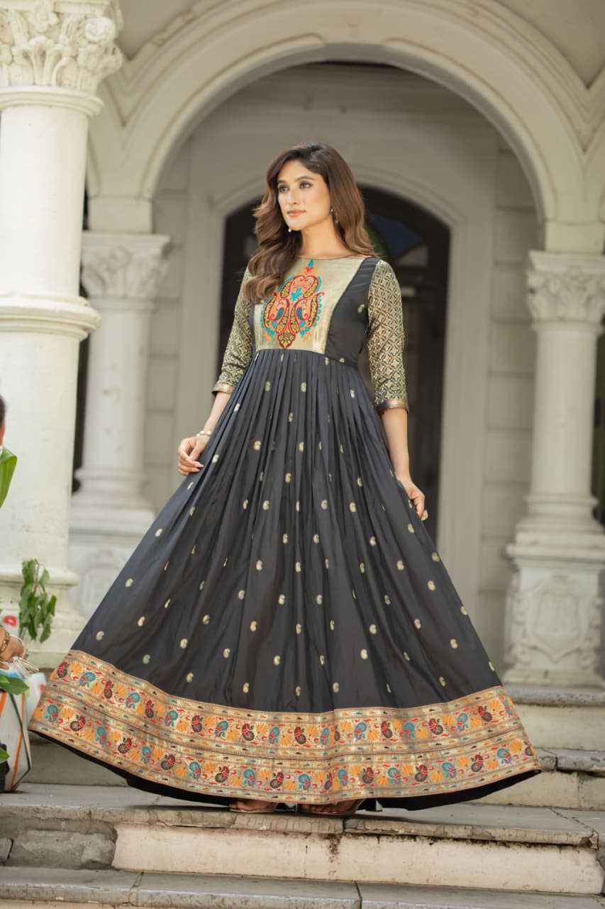 YNF Wholesale Soft Silk Party Gowns  | Surat Manufacturer