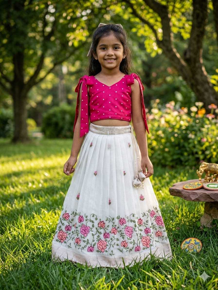 YNF Wholesale Soft Kota Kids Lehenga  | Surat Manufacturer