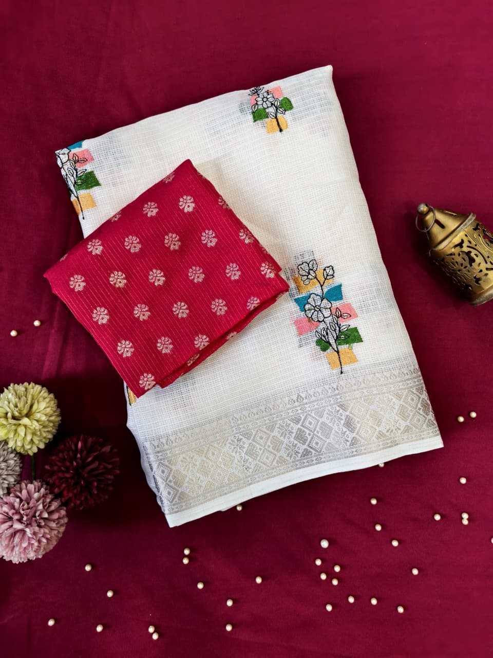 YNF Wholesale Soft Kota Embroidered Sarees  | Surat Manufacturer