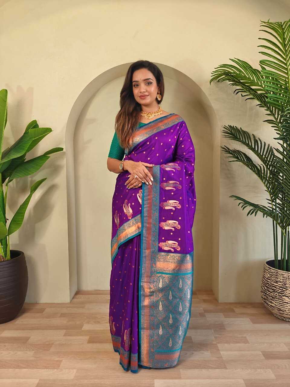 YNF Wholesale Paithani Silk Soft Silk Sarees  | Surat Manufacturer