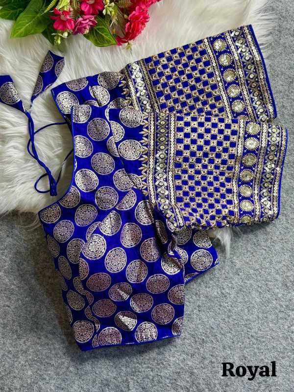 YNF Wholesale Dola Silk Designer Blouse  | Surat Manufacturer
