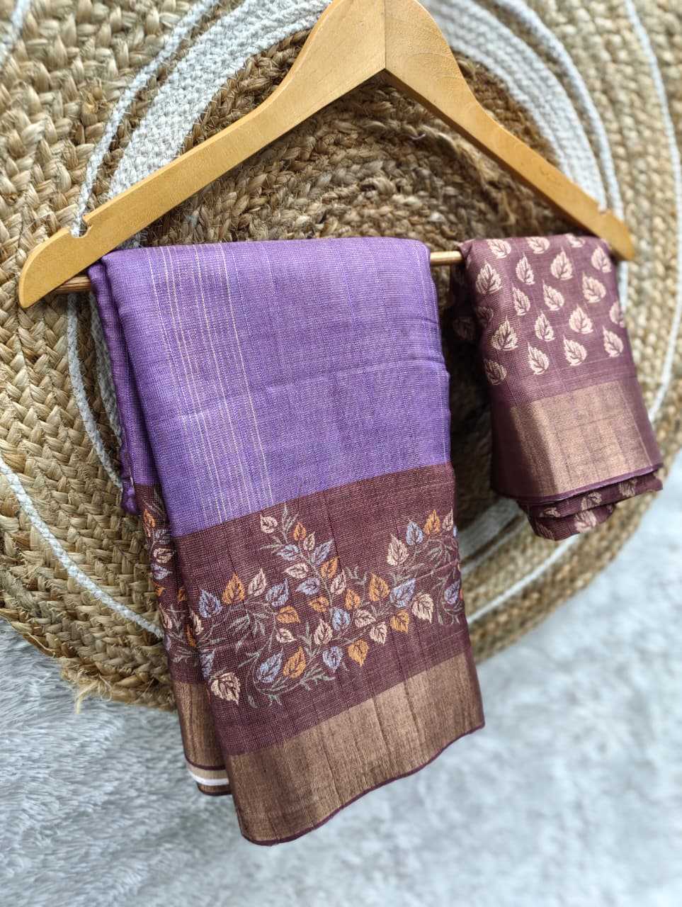 YNF Wholesale Handloom Silk Printed Silk Saree  | Surat Manufacturer