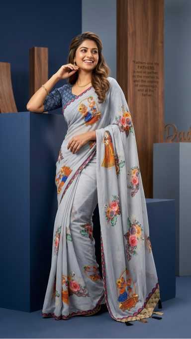 YNF Wholesale WEIGHTLESS Printed Sarees  | Surat Manufacturer