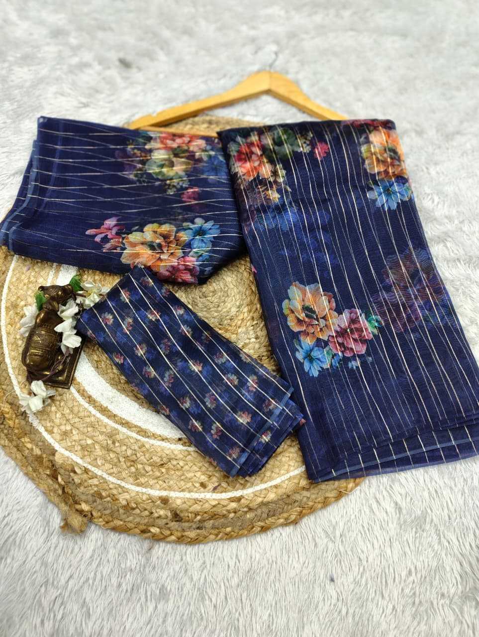 YNF Wholesale Organza Organza Sarees  | Surat Manufacturer