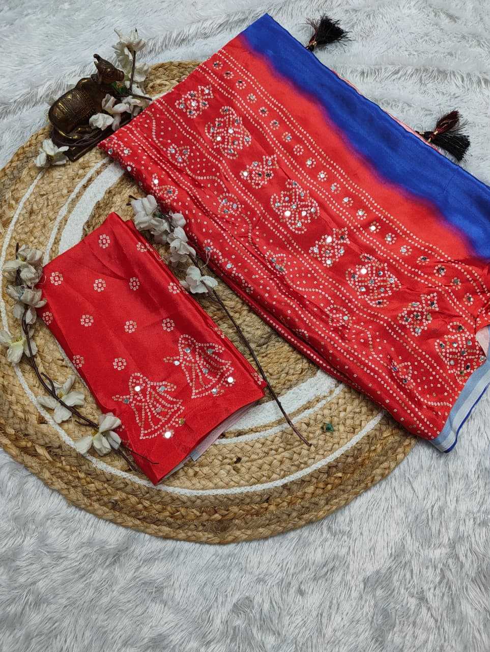 YNF Wholesale Crepe Silk Kashmiri Sarees  | Surat Manufacturer