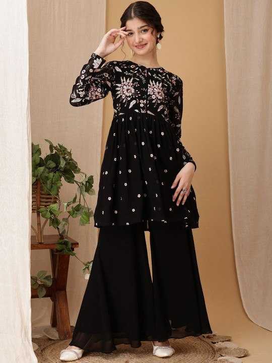 YNF Wholesale Faux Georgette Kids Suit  | Surat Manufacturer