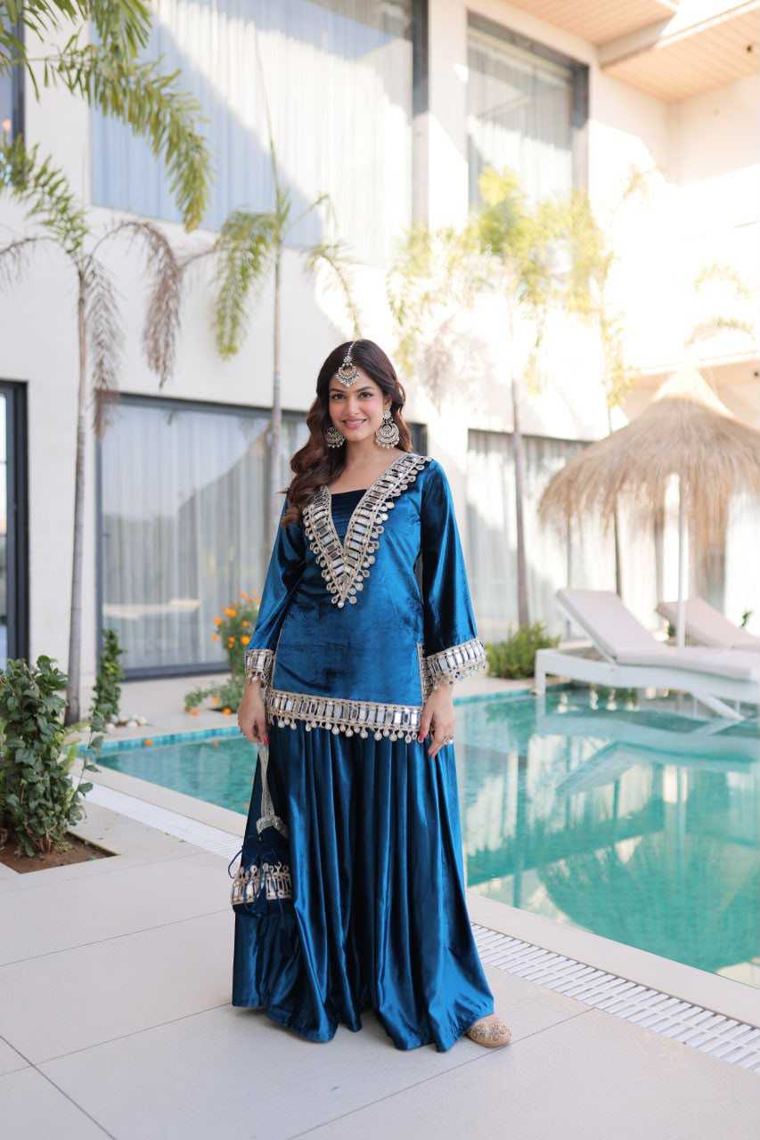 YNF Wholesale Velvet Velvet Suits  | Surat Manufacturer