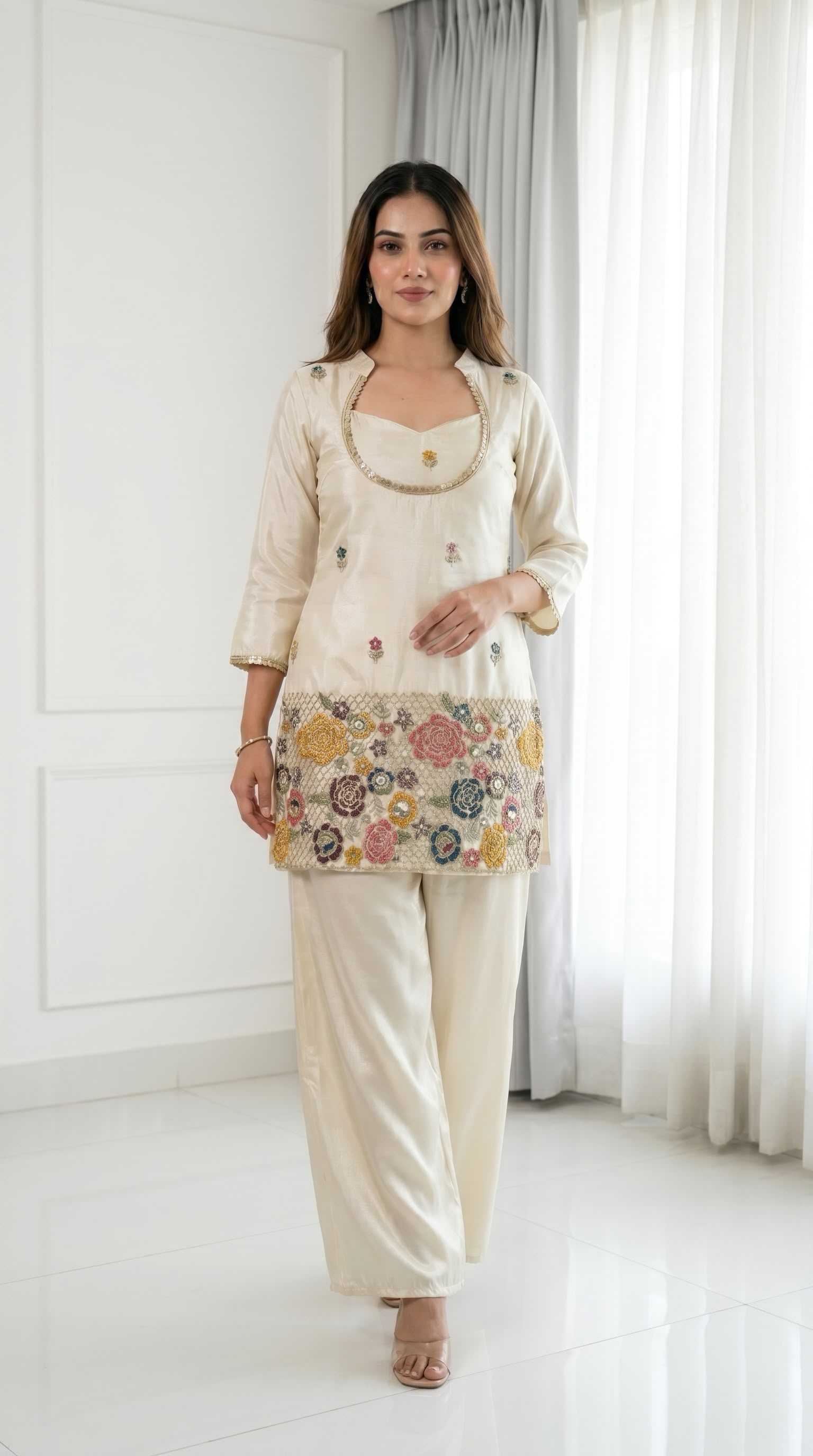 YNF Wholesale Chinon Embroidery Suits  | Surat Manufacturer