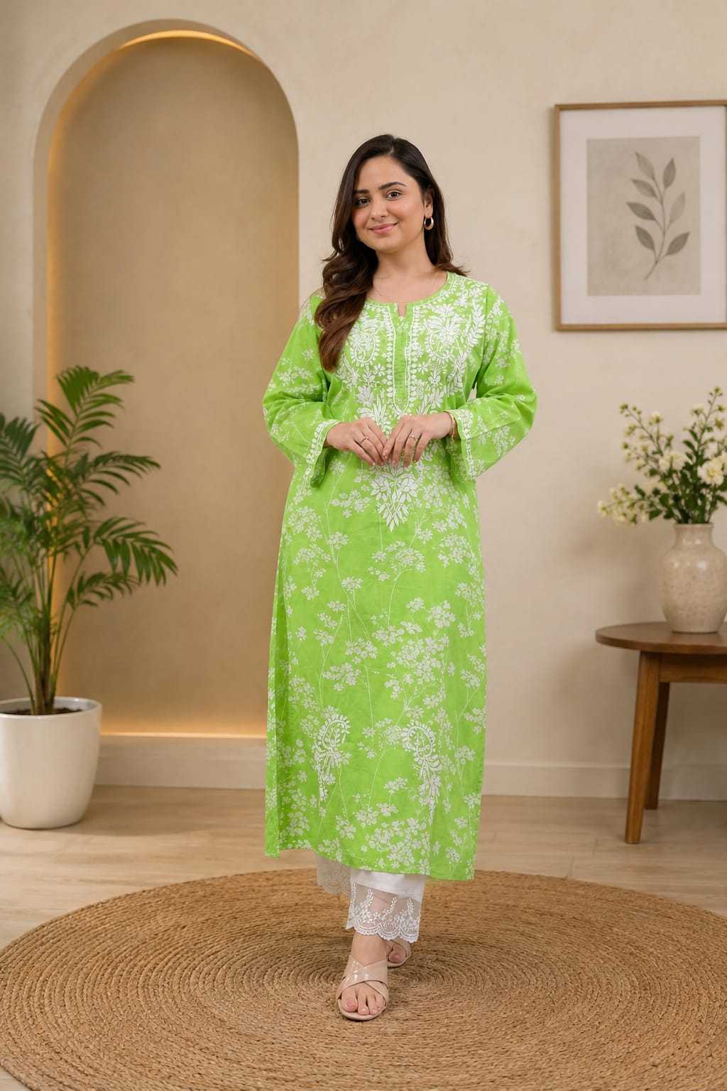 YNF Wholesale Cotton Designer Kurtis  | Surat Manufacturer