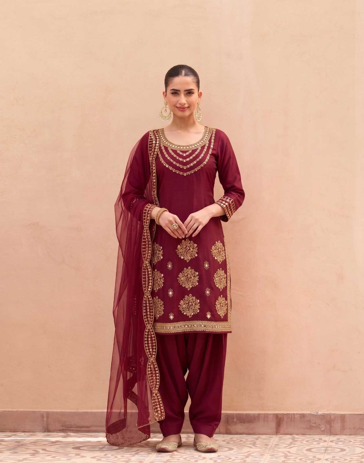 YNF Wholesale Soft Silk Embroidery Suits  | Surat Manufacturer