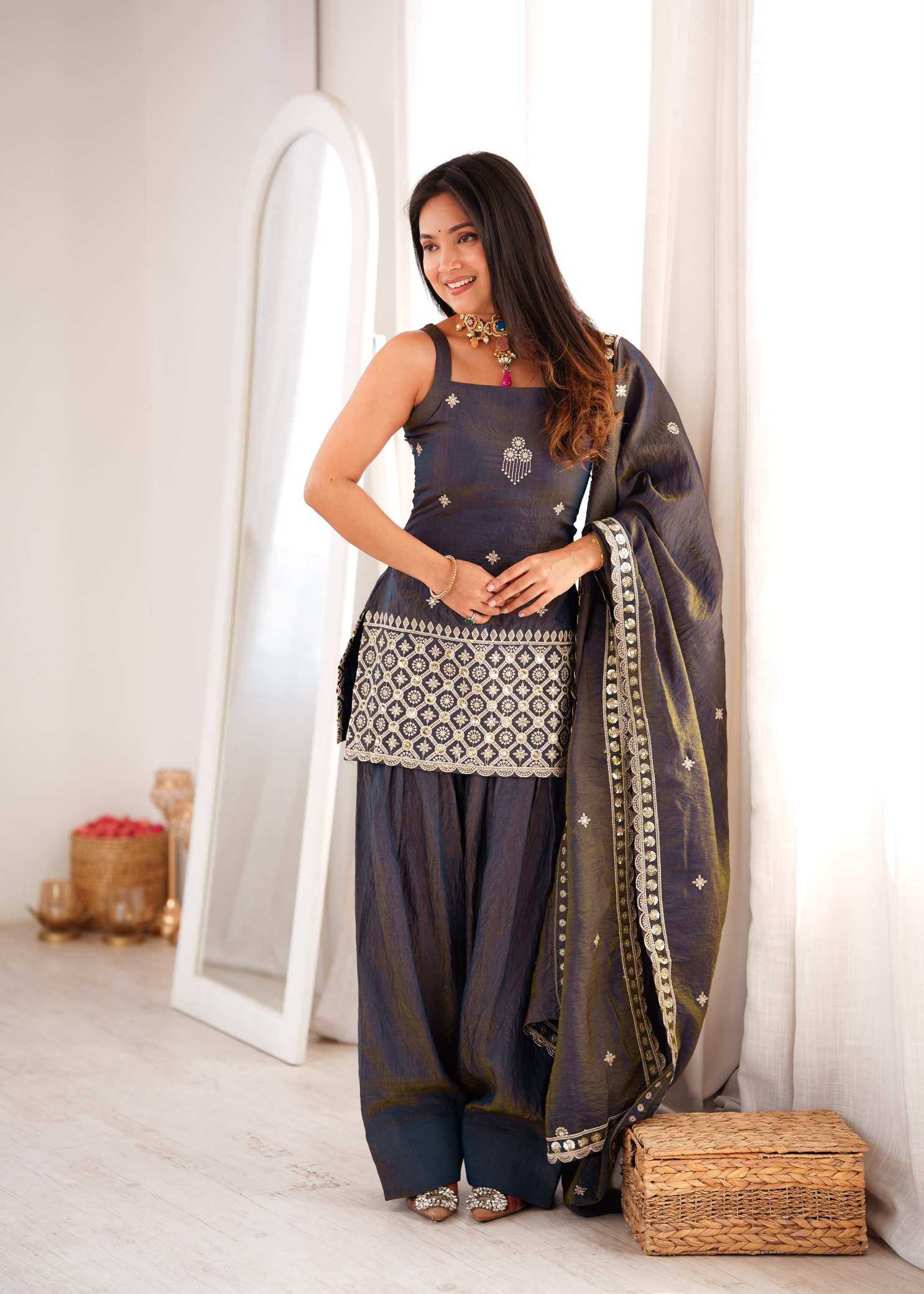 YNF Wholesale Vichitra Silk Designer Kurtis  | Surat Manufacturer