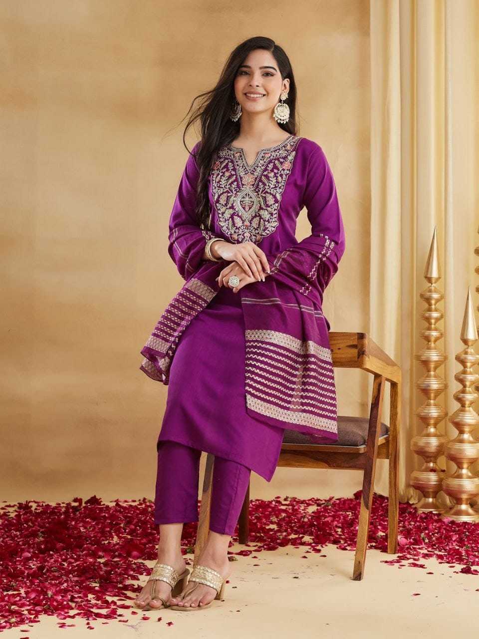 YNF Wholesale Cotton Ladies Suits  | Surat Manufacturer