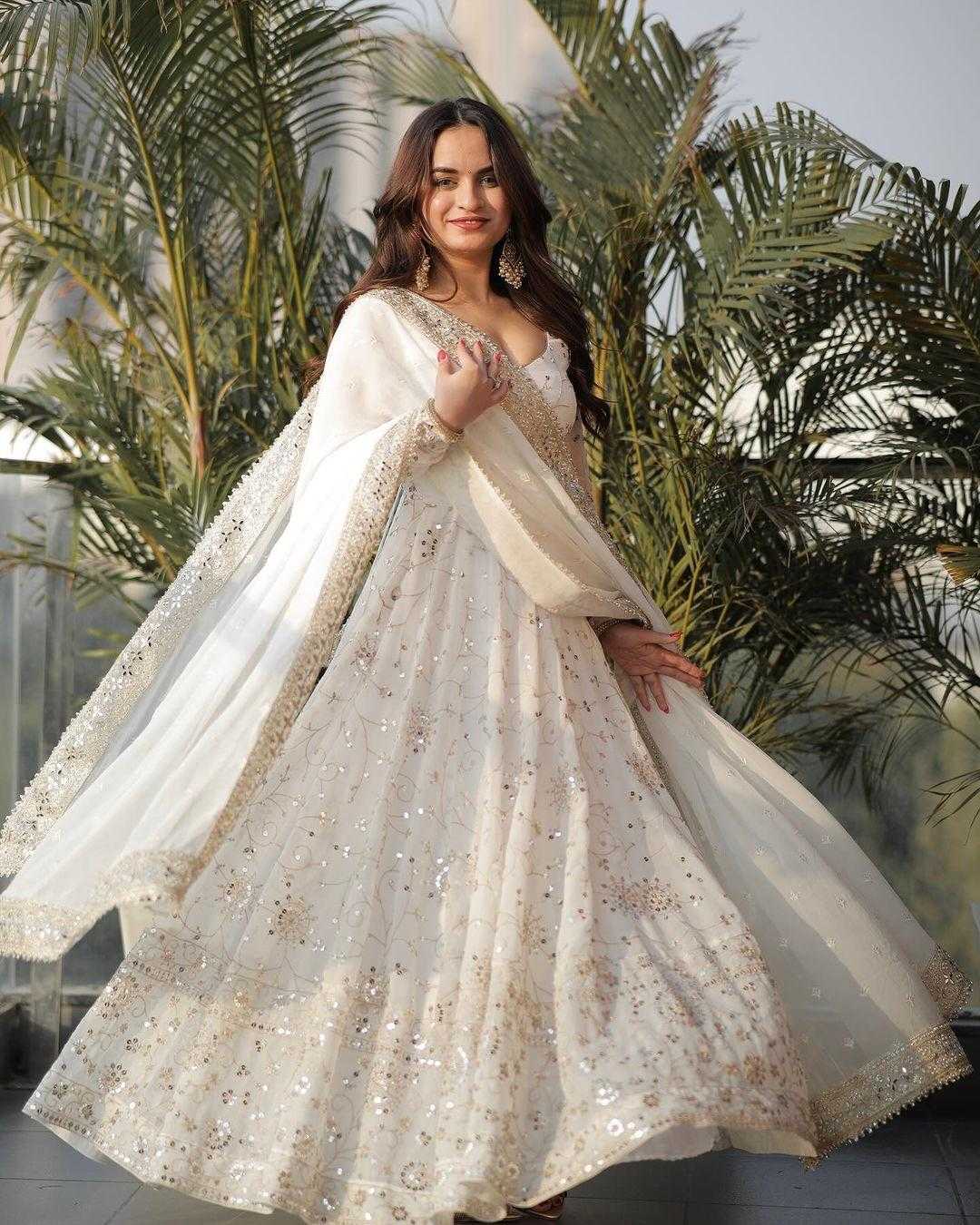 YNF Wholesale Faux Georgette Anarkali Gown  | Surat Manufacturer