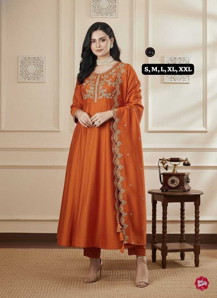 YNF Wholesale Vichitra Silk Anarkali Kurtis  | Surat Manufacturer