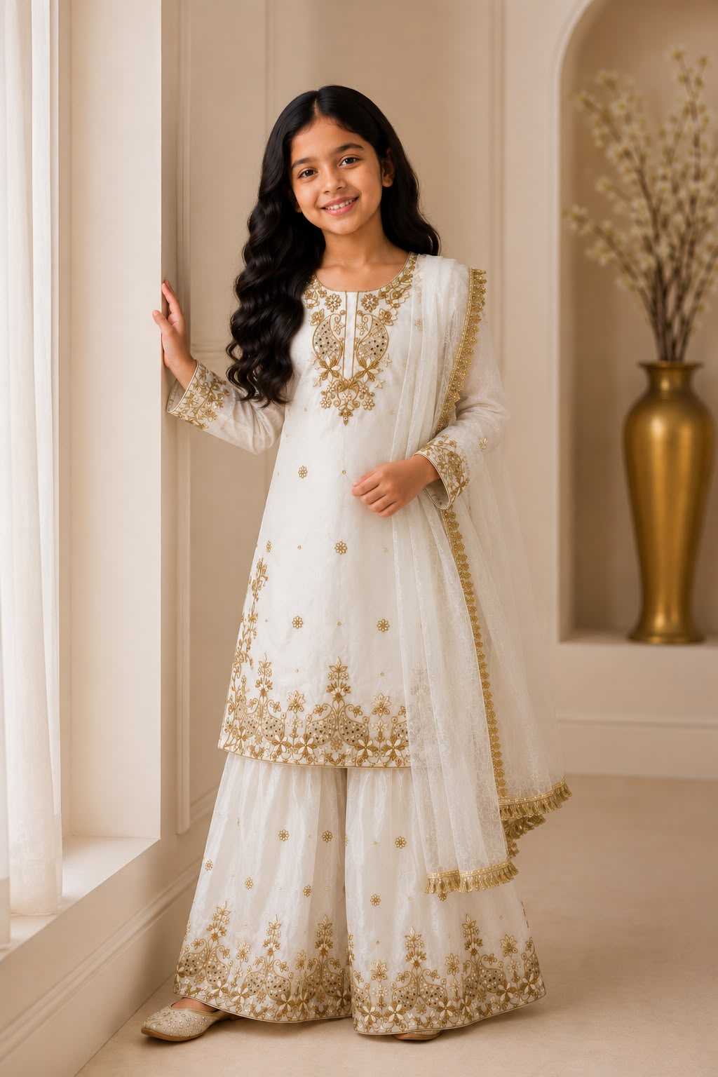 YNF Wholesale Premium Silk Kids Suit  | Surat Manufacturer