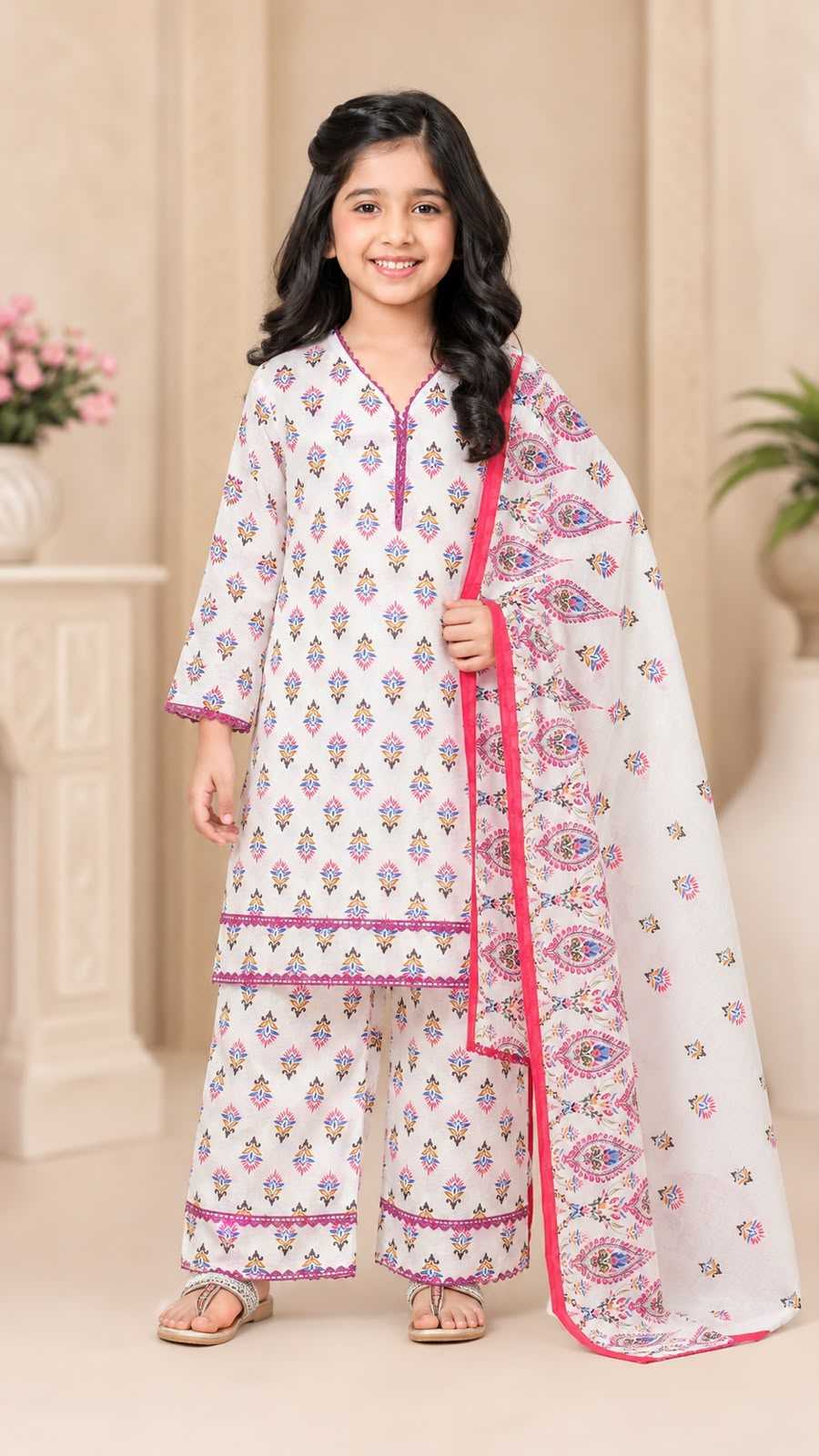 YNF Wholesale Cotton Cambric Kids Suit  | Surat Manufacturer