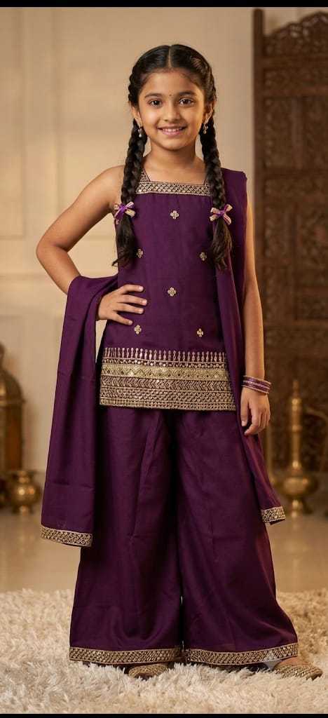 YNF Wholesale Crepe Kids Suit  | Surat Manufacturer