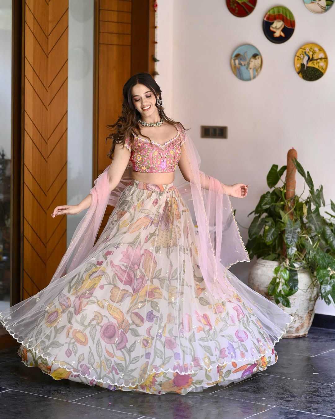 YNF Wholesale Chinon Silk Silk Lehenga  | Surat Manufacturer