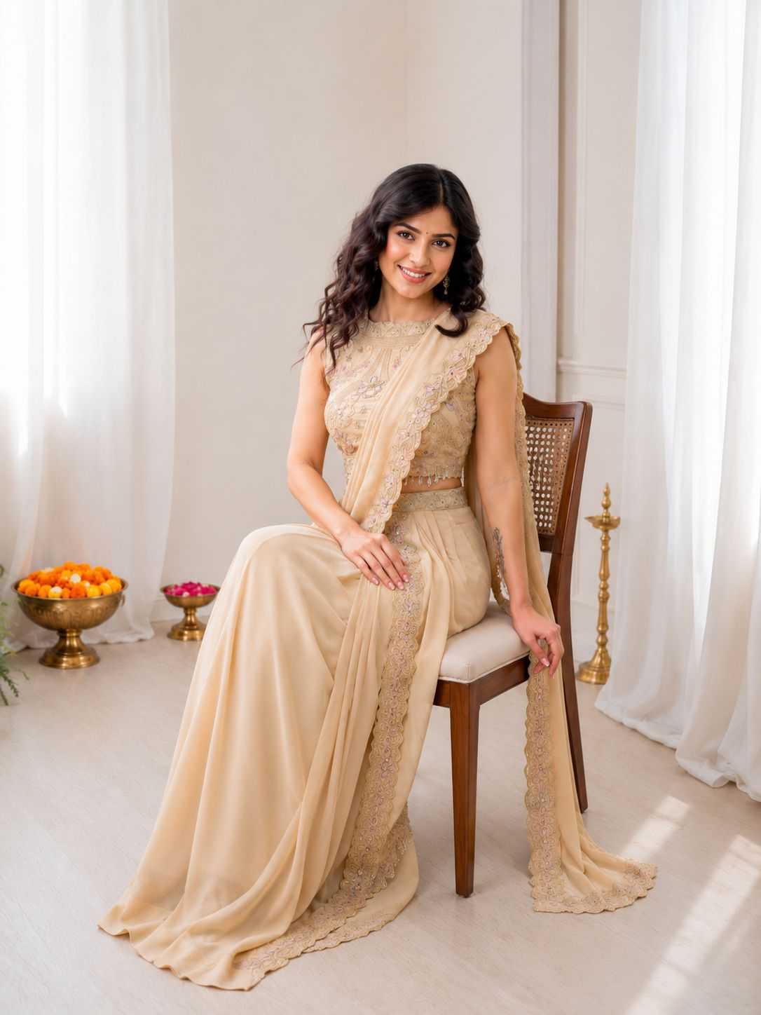 YNF Wholesale Georgette Lehenga Sarees  | Surat Manufacturer