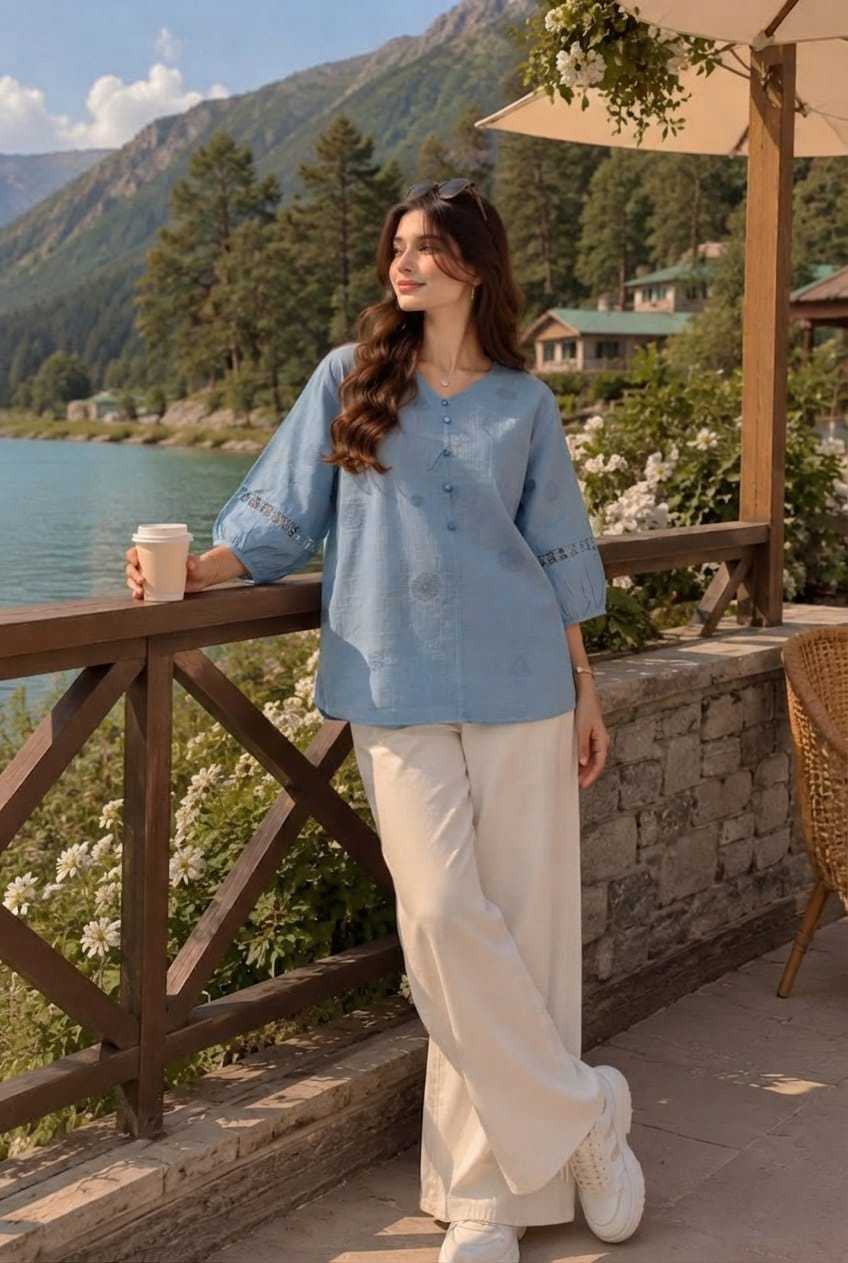 YNF Wholesale Cotton Women Shirts  | Surat Manufacturer