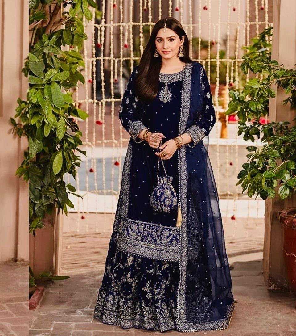 YNF Wholesale Velvet Velvet Suits  | Surat Manufacturer