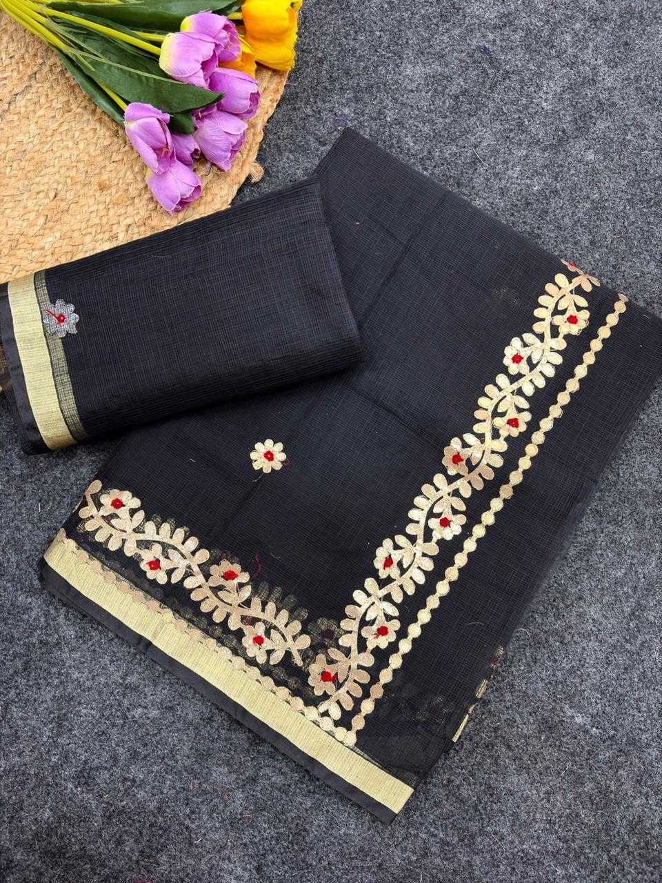 YNF Wholesale Cotton Gota Patti Sarees  | Surat Manufacturer