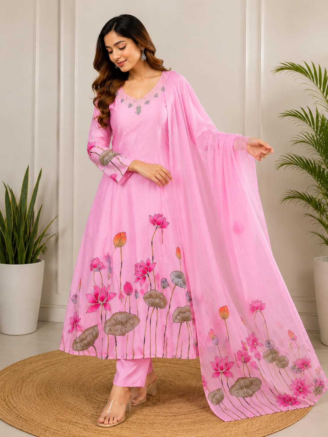 YNF Wholesale Chinon Party Wear Kurtis  | Surat Manufacturer