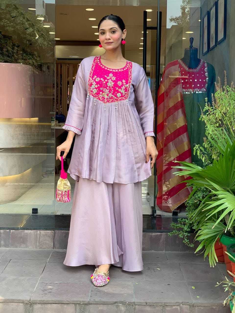 YNF Wholesale Chanderi Soft Embroidery Suits  | Surat Manufacturer