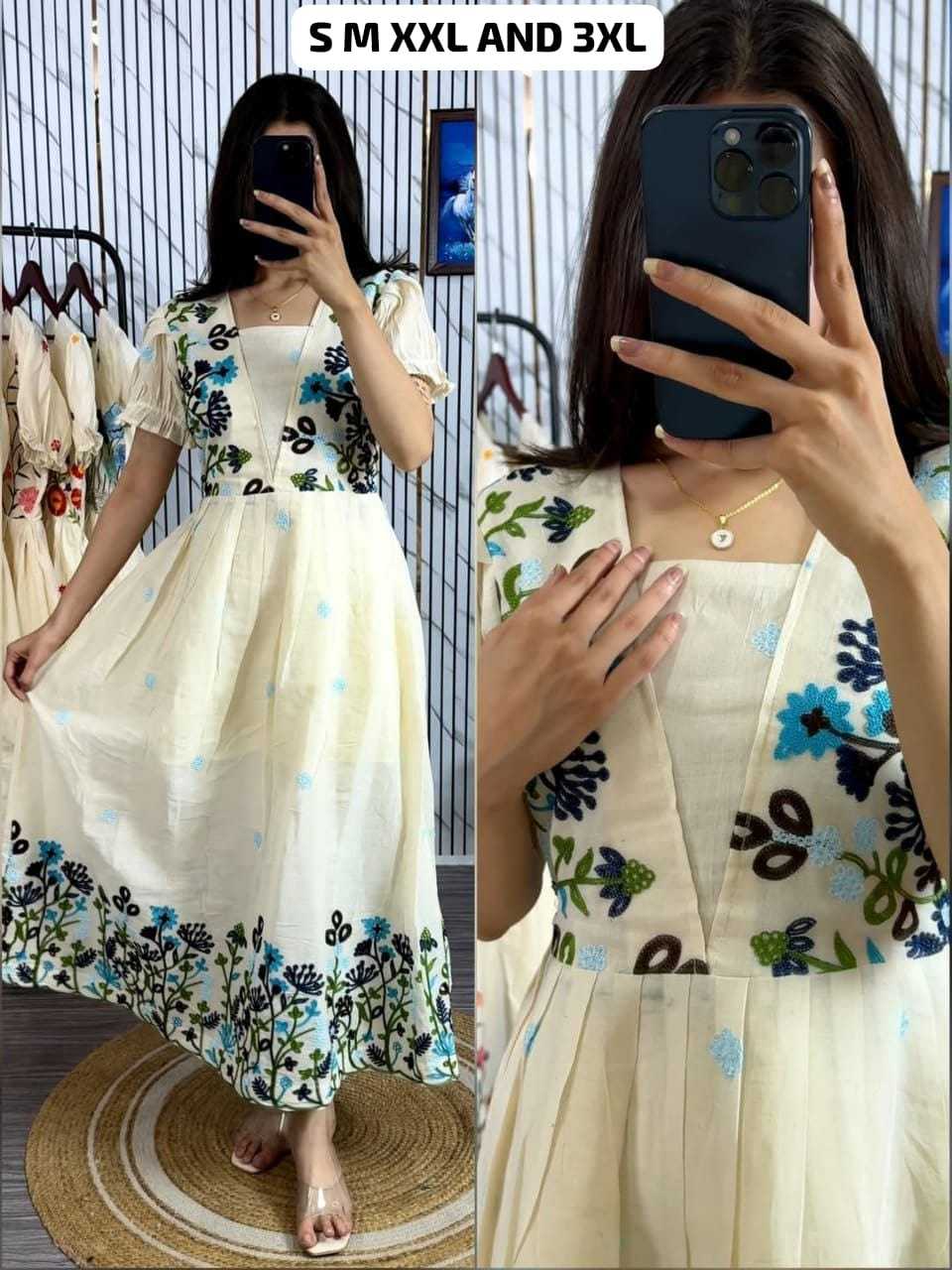 YNF Wholesale Cotton Party Wear Dresses  | Surat Manufacturer