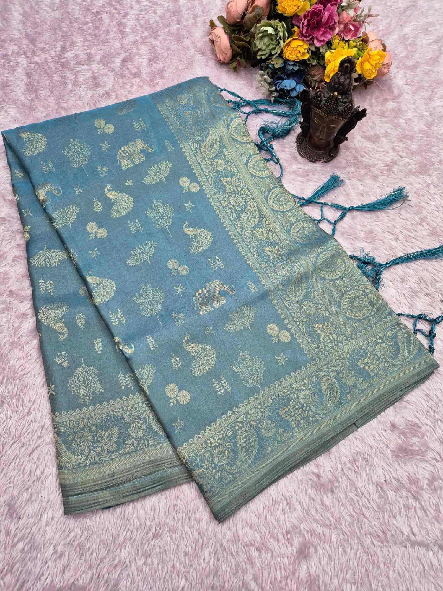 YNF Wholesale Tissue Silk Soft Silk Sarees  | Surat Manufacturer