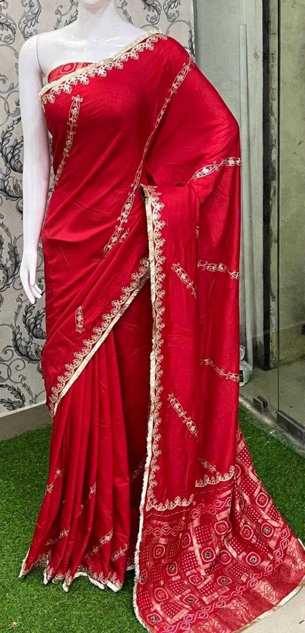 YNF Wholesale Gajji Silk Printed Sarees  | Surat Manufacturer