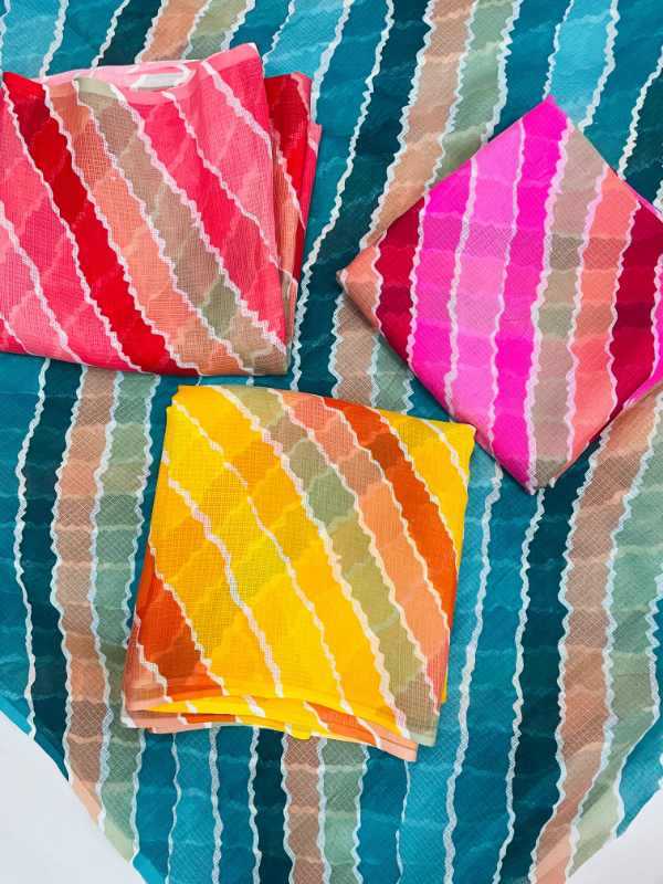 YNF Wholesale Kota Silk Printed Sarees  | Surat Manufacturer