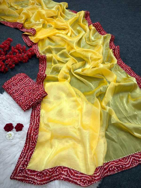 YNF Wholesale Chiffon Printed Sarees  | Surat Manufacturer