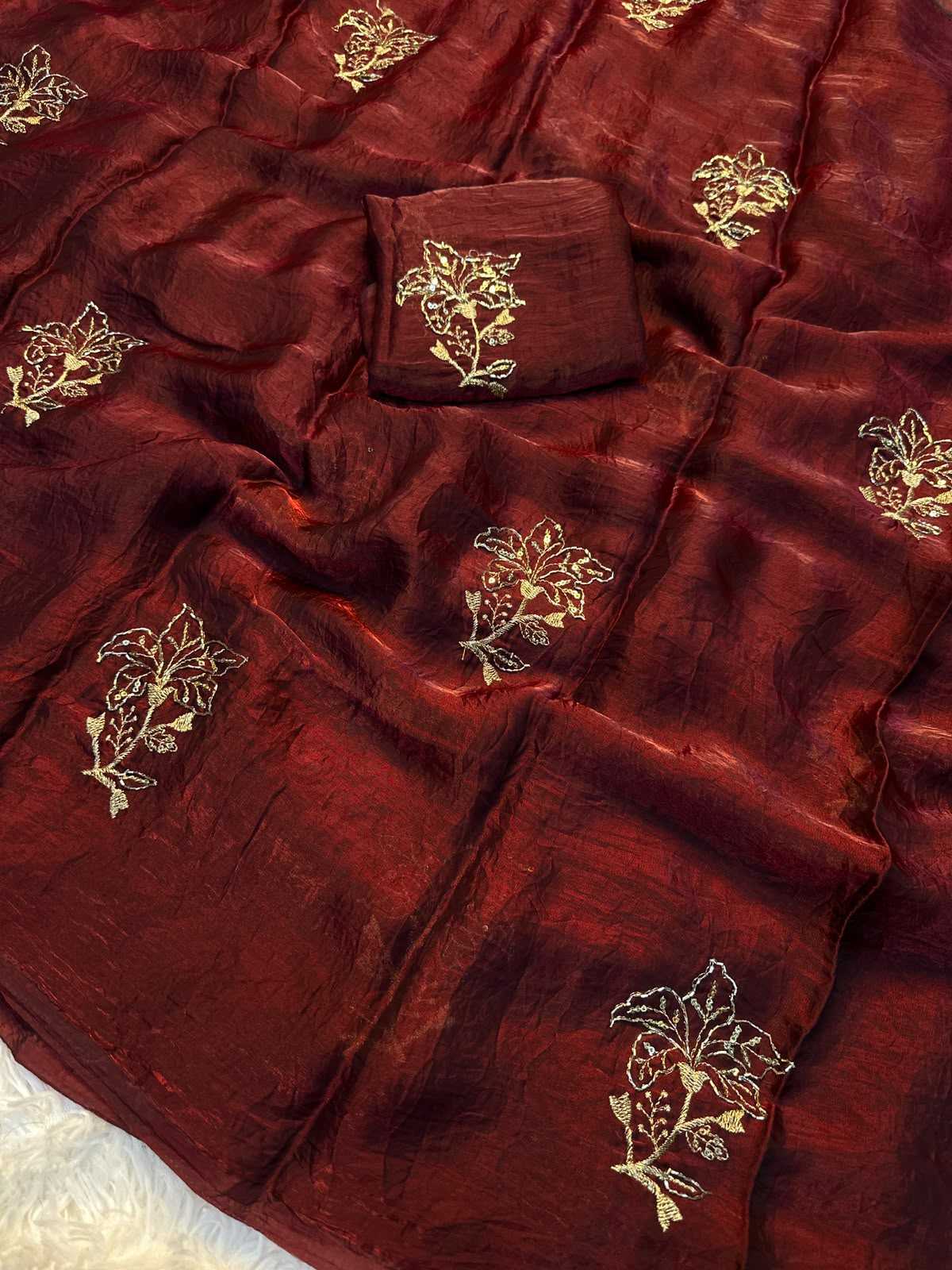 YNF Wholesale Space Silk Fancy Sarees  | Surat Manufacturer