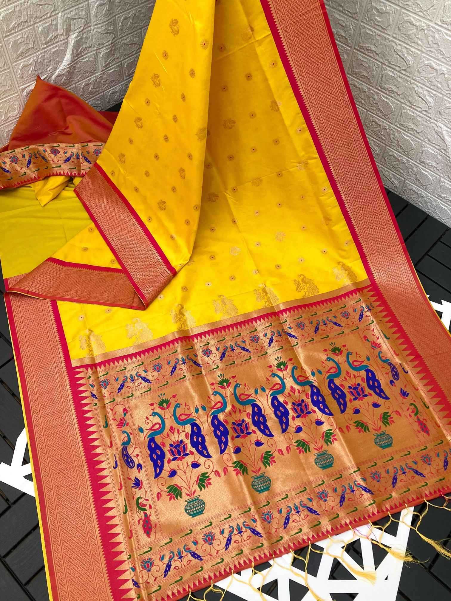 YNF Wholesale Paithani Silk Paithani Sarees  | Surat Manufacturer