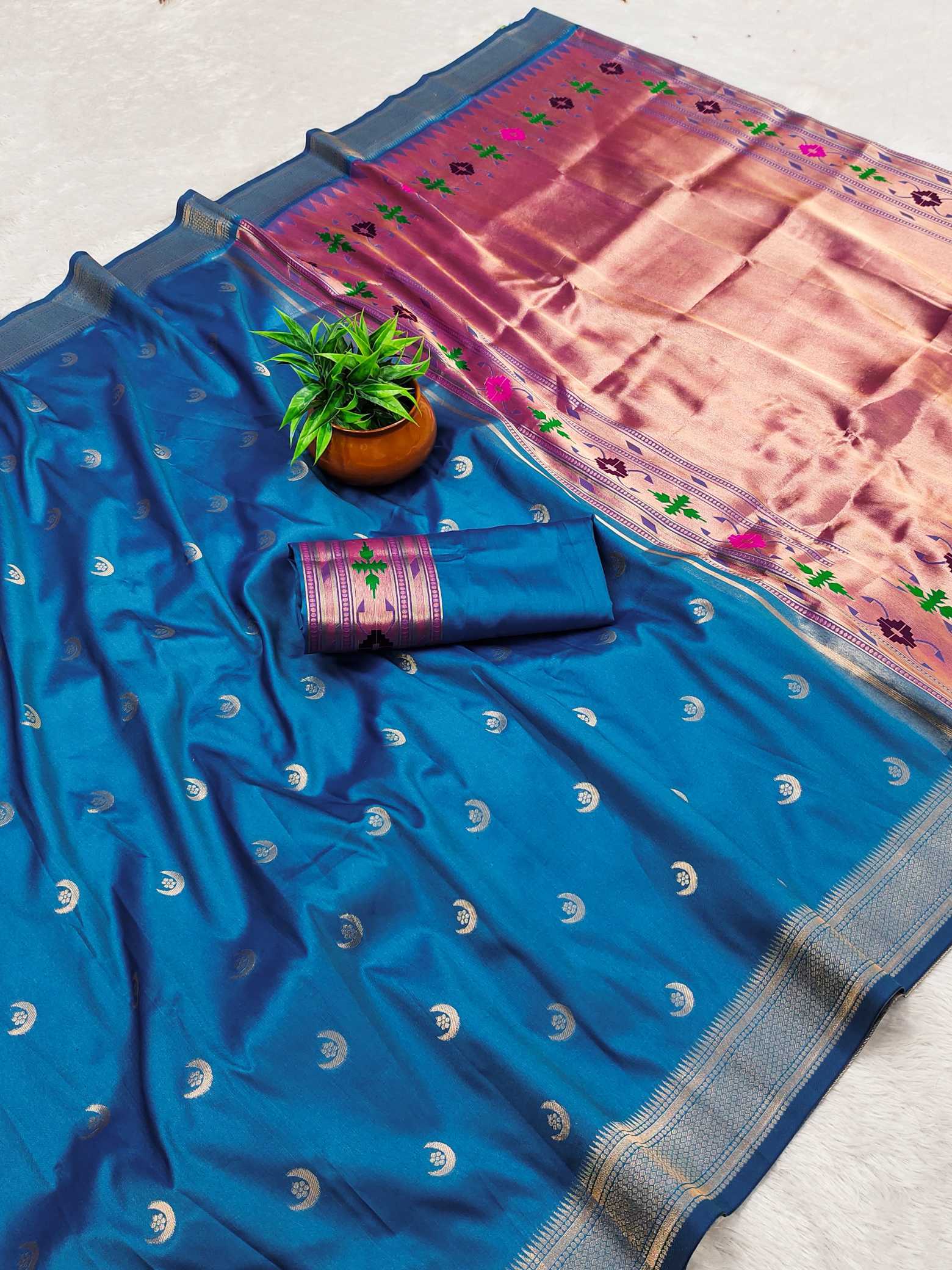 YNF Wholesale Paithani Silk Paithani Sarees  | Surat Manufacturer
