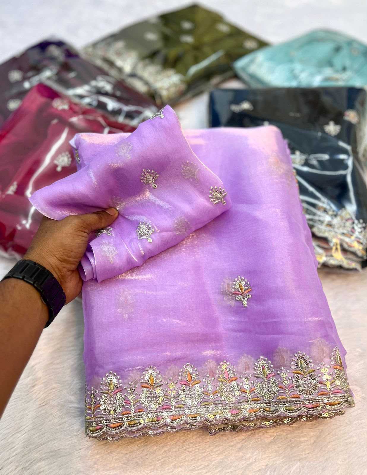 YNF Wholesale Jimmy Choo Jimmy Choo Sarees  | Surat Manufacturer